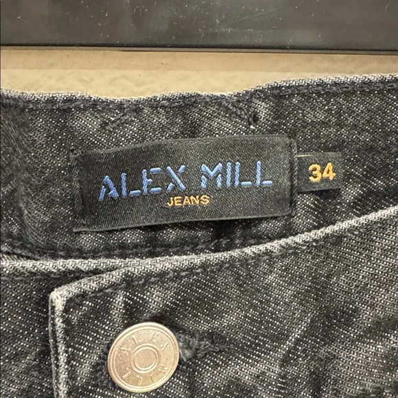 Alex Mill Dark Denim Straight Jeans - Picture 2 of 6